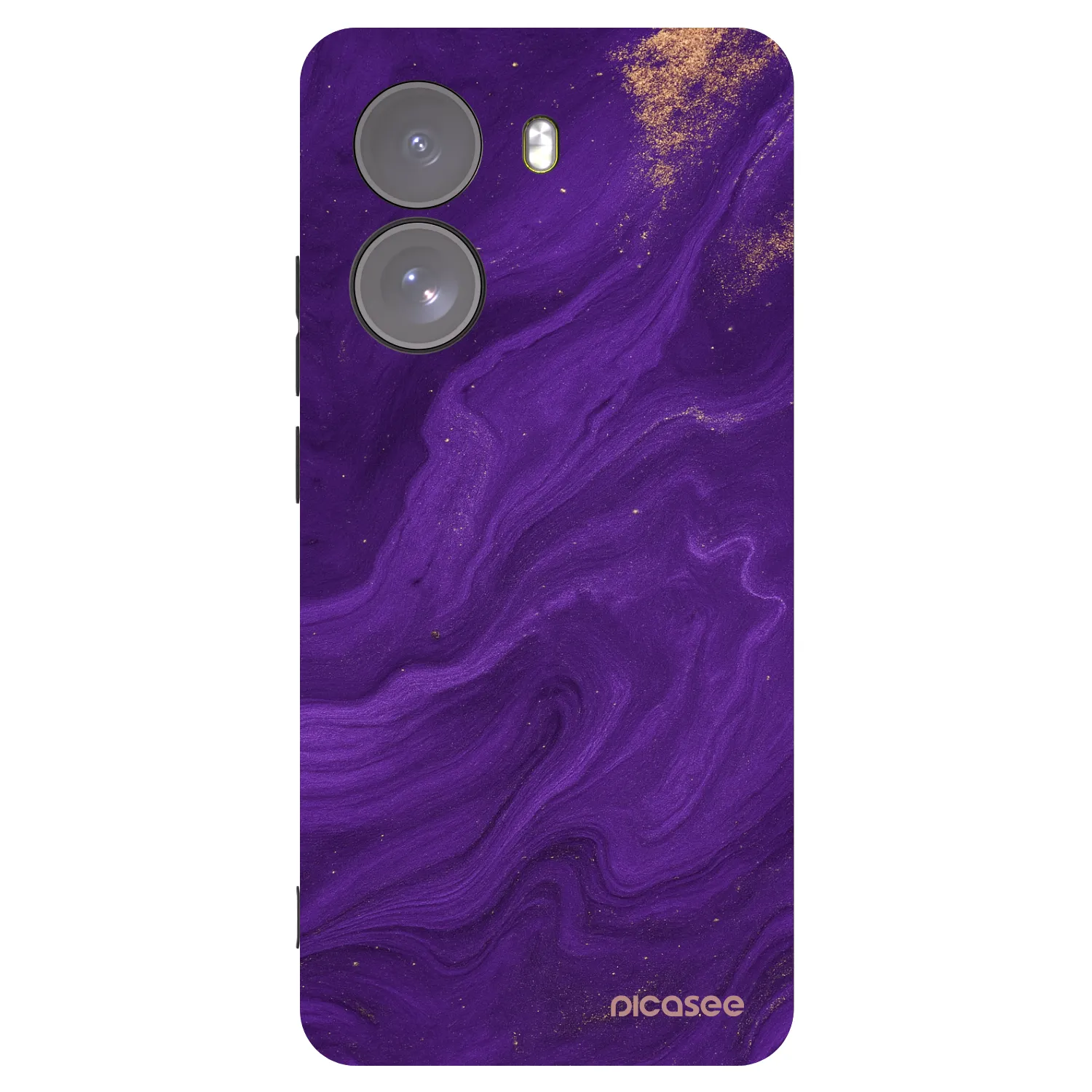 Picasee silikónový čierny obal pre Xiaomi Poco X7 - Purple