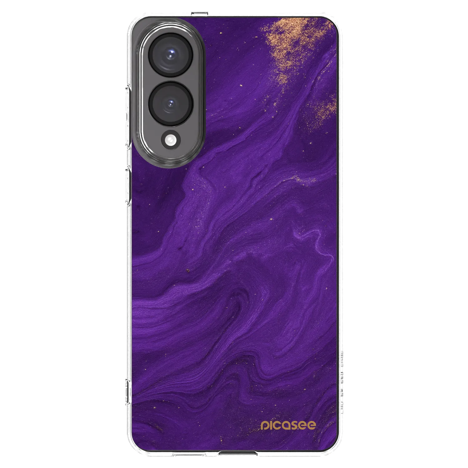 Silikónový prehľadný obal pre Samsung Galaxy S25 Edge 5G - Purple