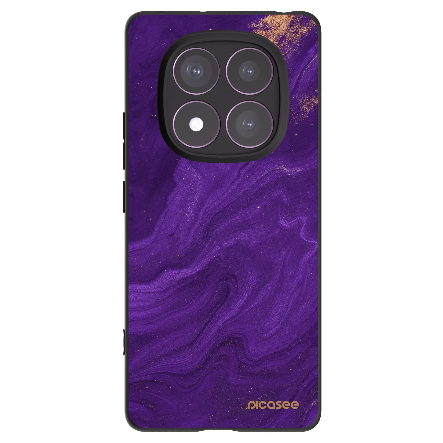 Picasee silikónový čierny obal pre Xiaomi Redmi Note 14 Pro 4G - Purple