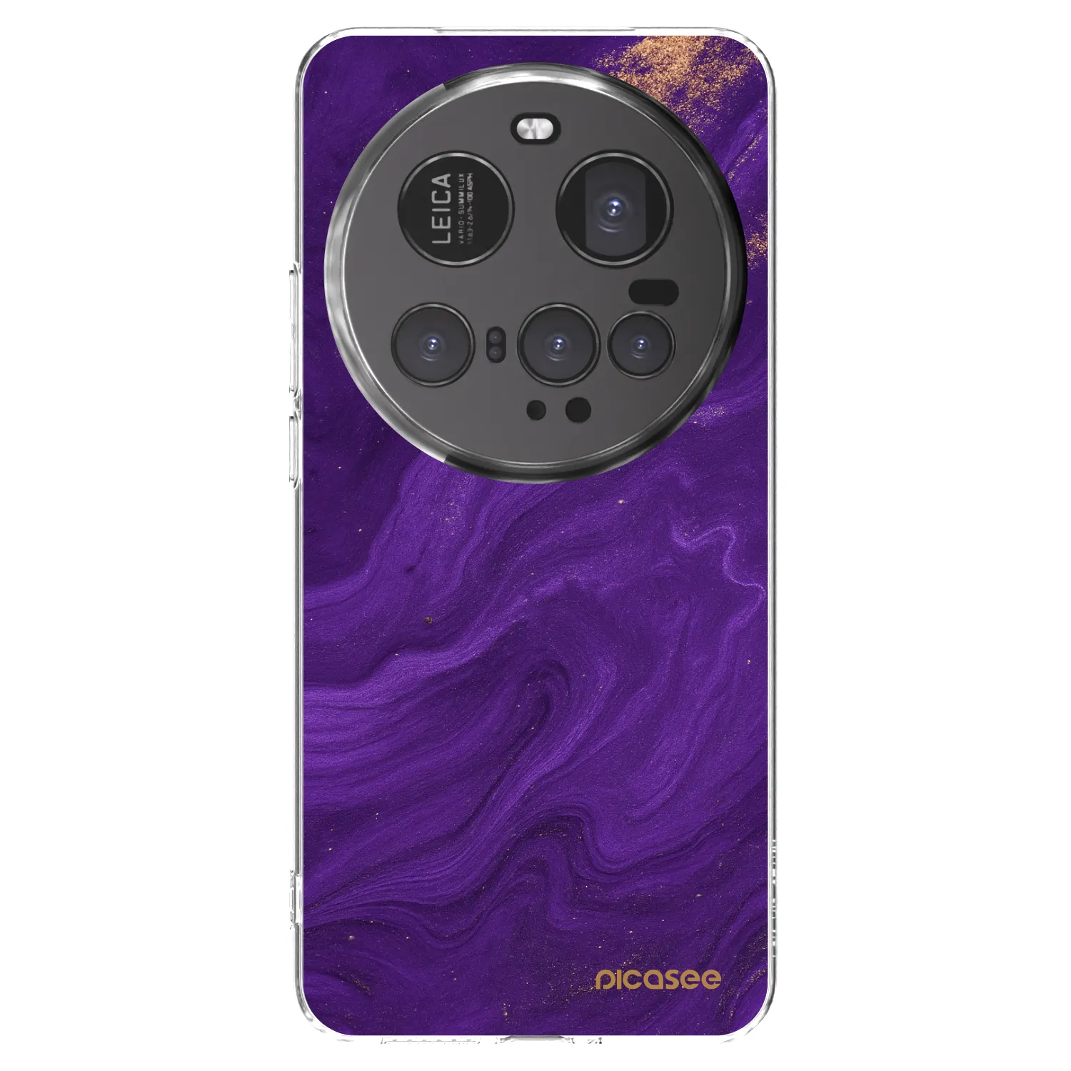 Picasee silikónový prehľadný obal pre Xiaomi 15 Ultra - Purple