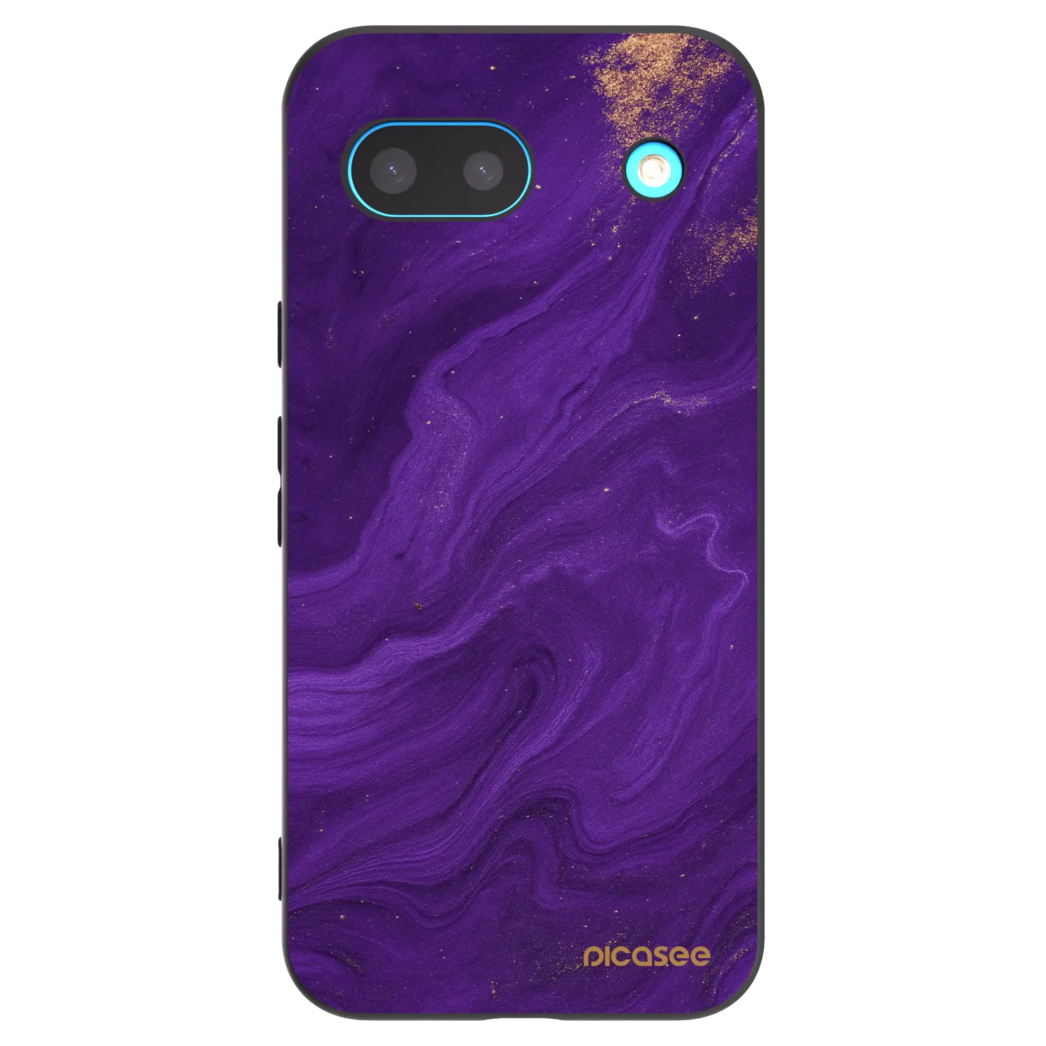 Picasee silikónový čierny obal pre Google Pixel 8a - Purple