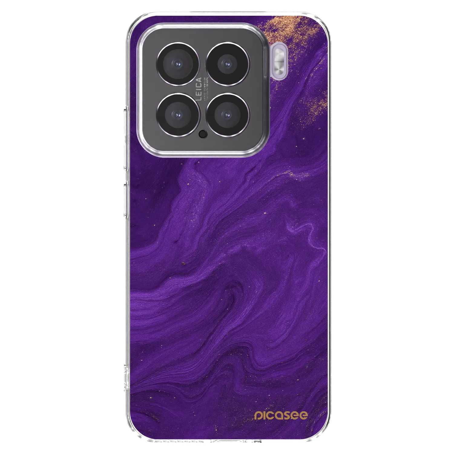 Picasee silikónový prehľadný obal pre Xiaomi 15 - Purple