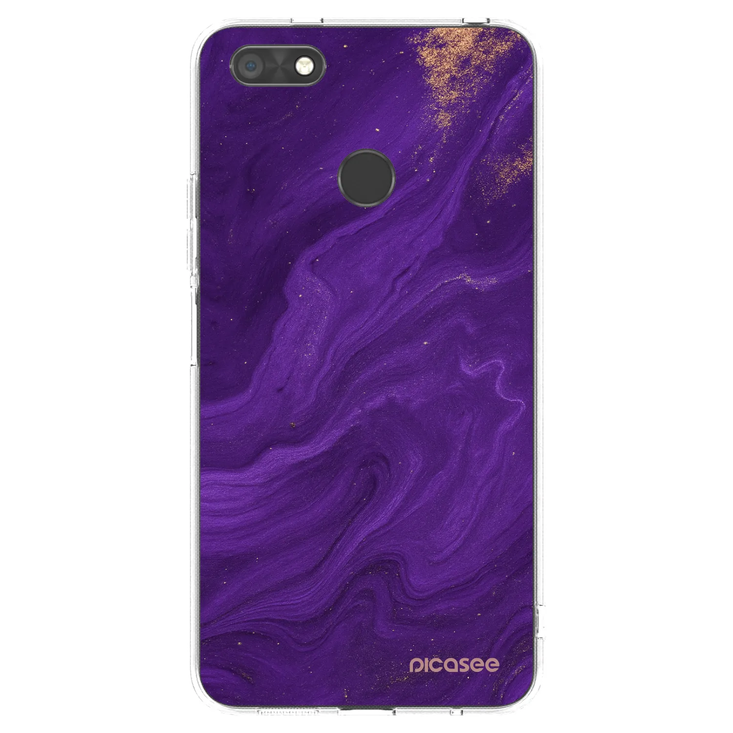 Picasee silikónový prehľadný obal pre Huawei P9 Lite Mini - Purple