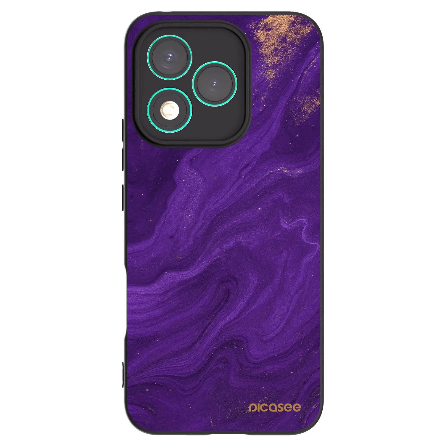 Picasee silikónový čierny obal pre Honor 400 Lite 5G - Purple