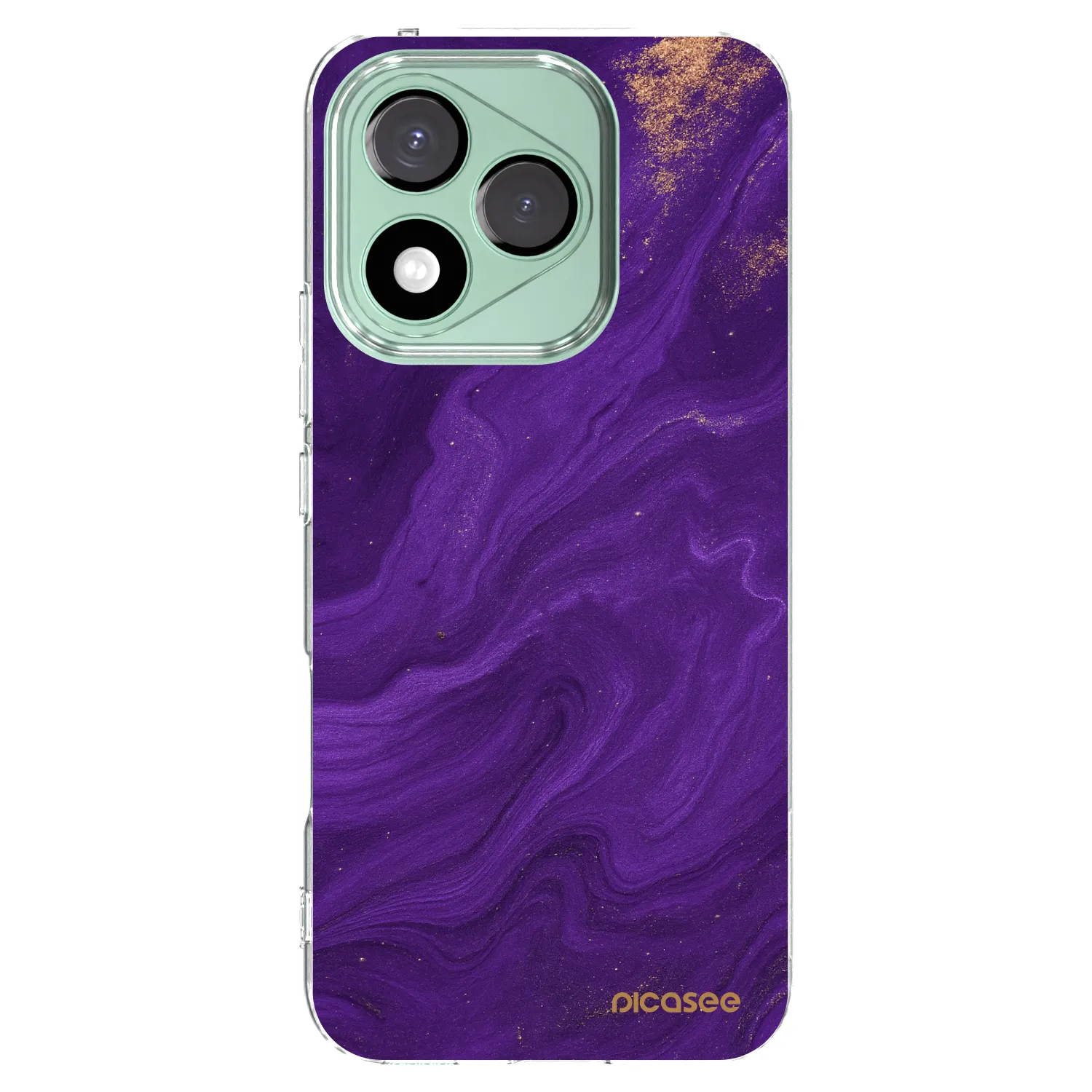 Picasee silikónový prehľadný obal pre Honor 400 Lite 5G - Purple
