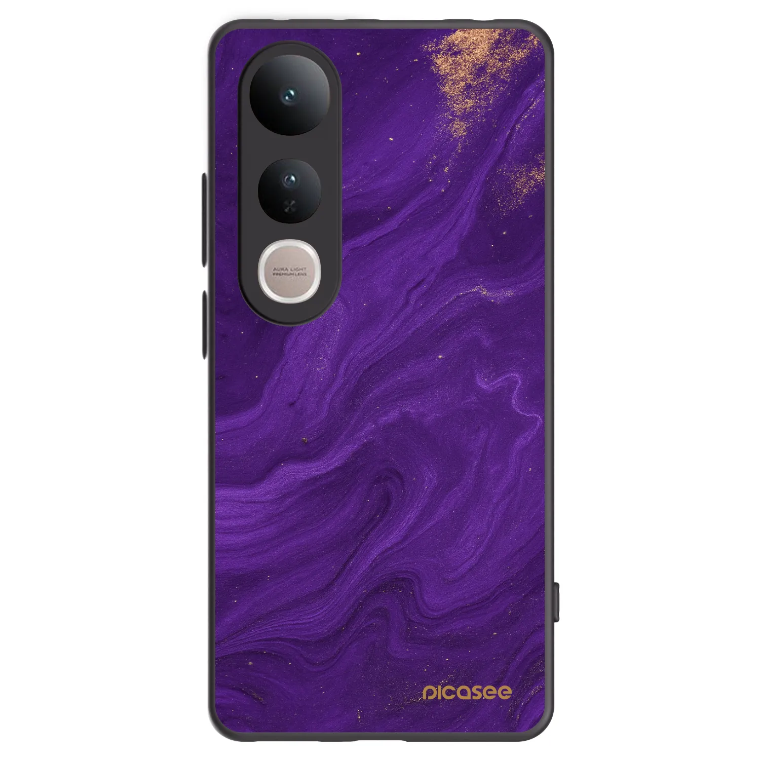 Picasee silikónový čierny obal pre Vivo V50 Lite 5G - Purple