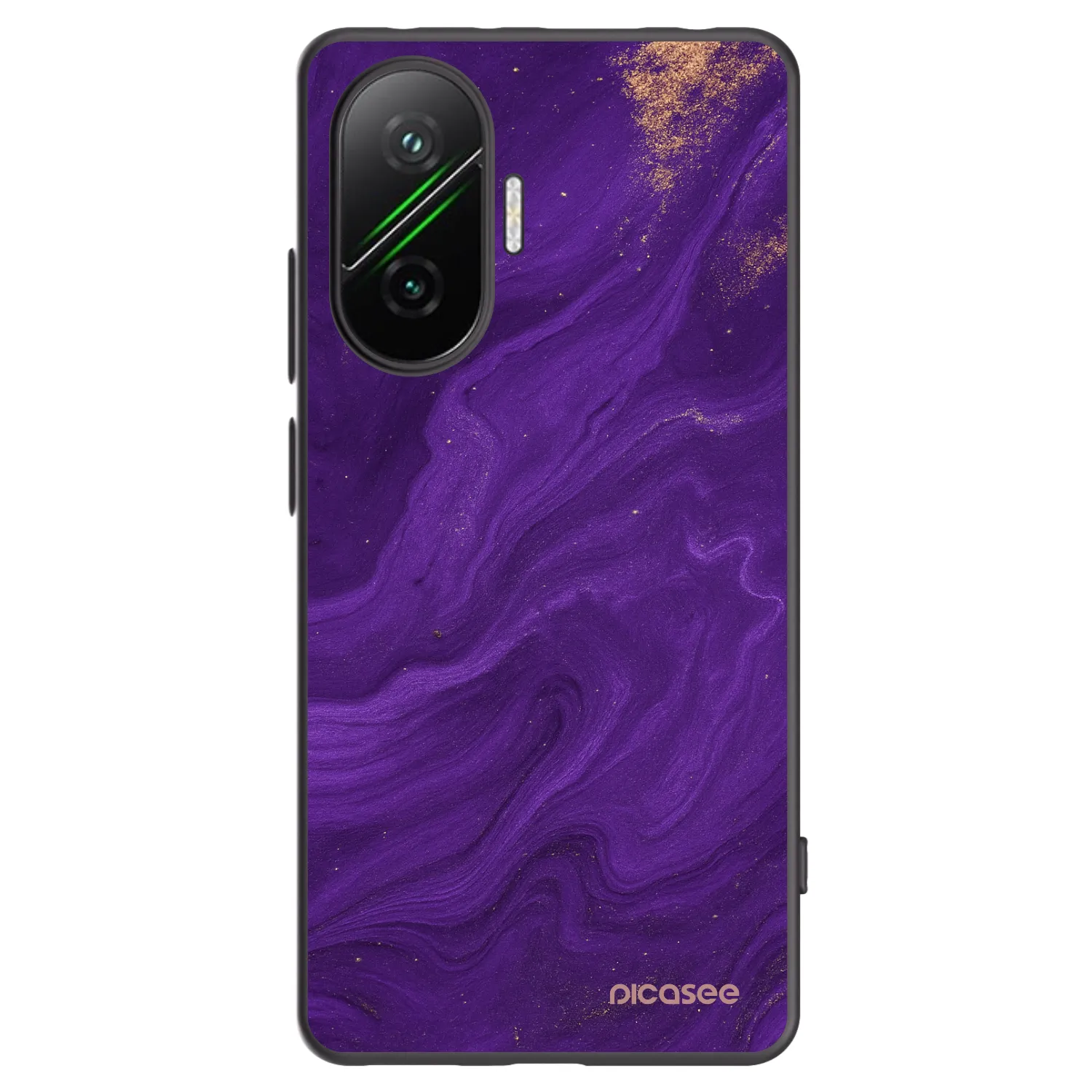 Picasee silikónový čierny obal pre Xiaomi Poco F7 Pro 5G - Purple