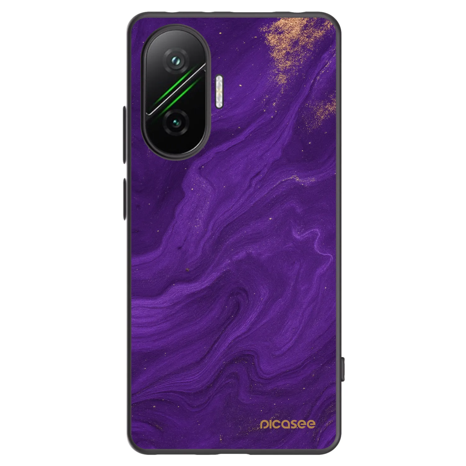Picasee silikónový čierny obal pre Xiaomi Poco F7 5G - Purple