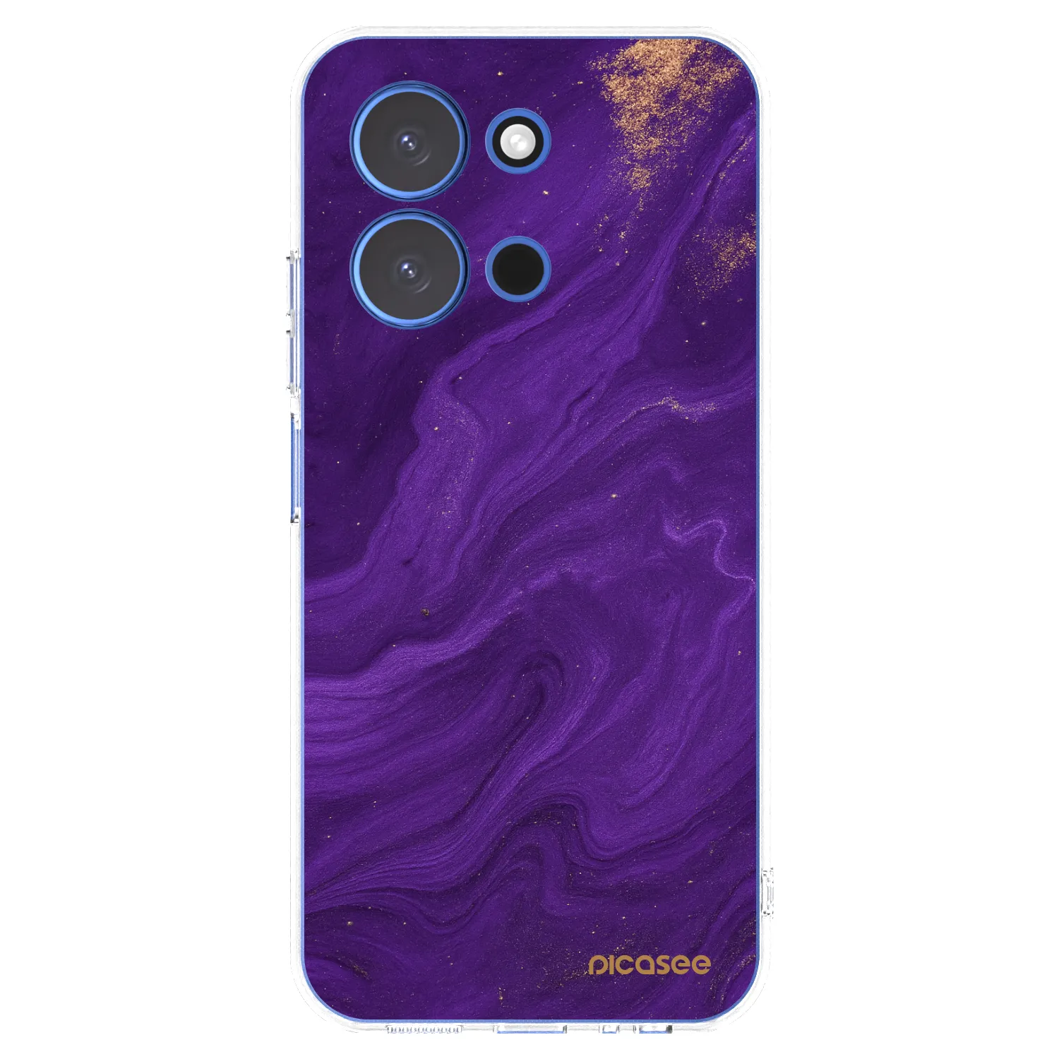 Picasee silikónový prehľadný obal pre Xiaomi Redmi 15C 4G - Purple