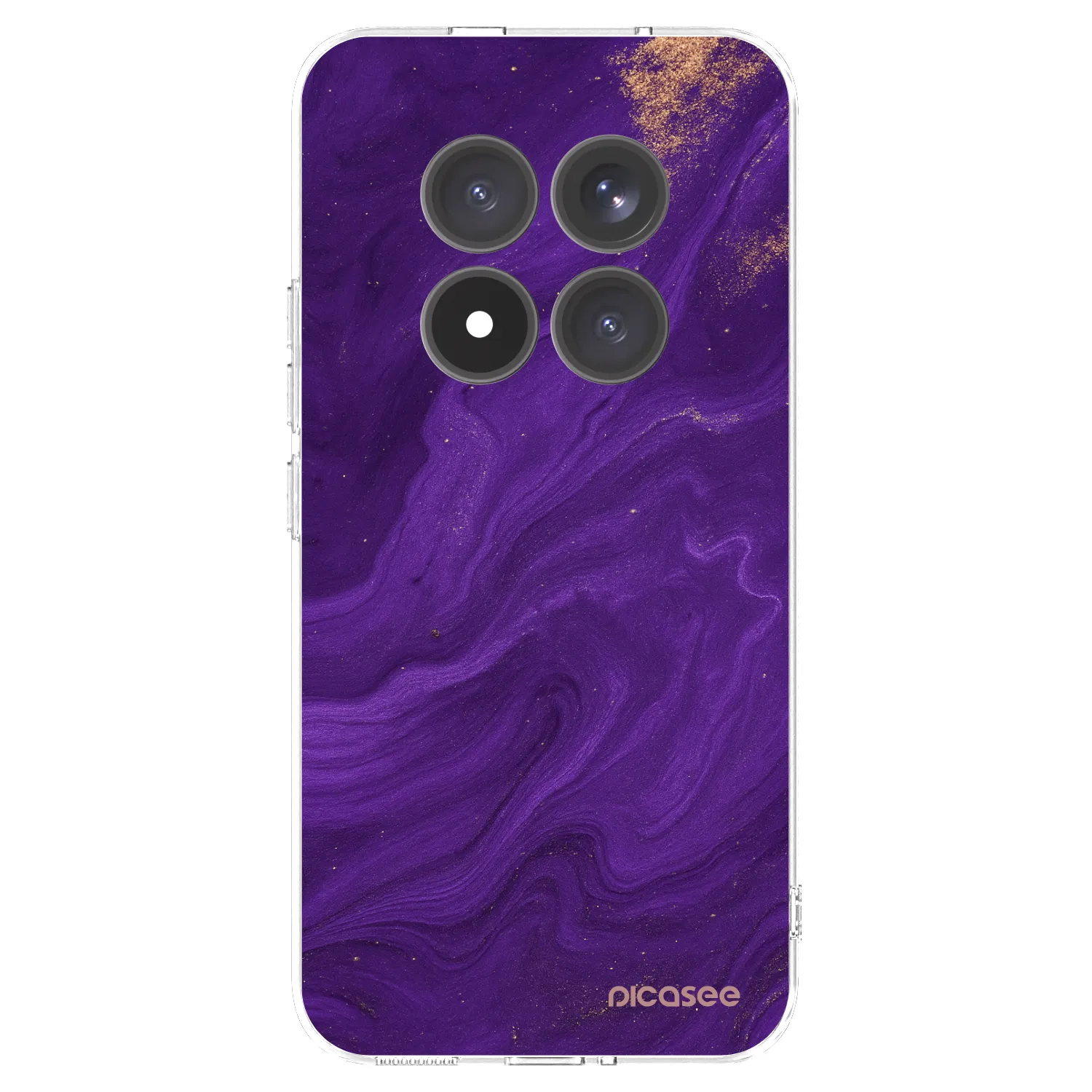 Picasee silikónový prehľadný obal pre Xiaomi Redmi Note 15 Pro+ - Purple