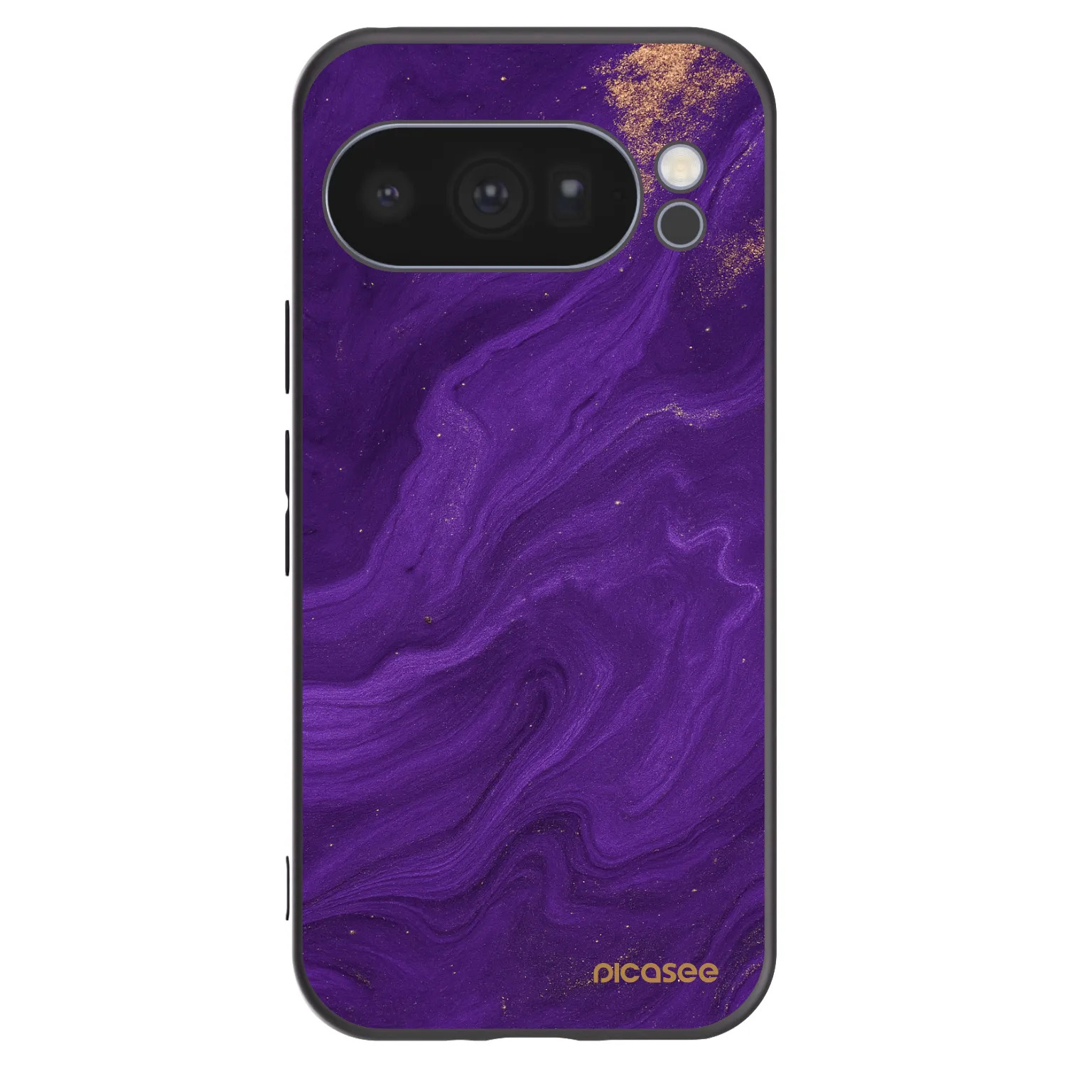 Picasee silikónový čierny obal pre Google Pixel 10 Pro - Purple