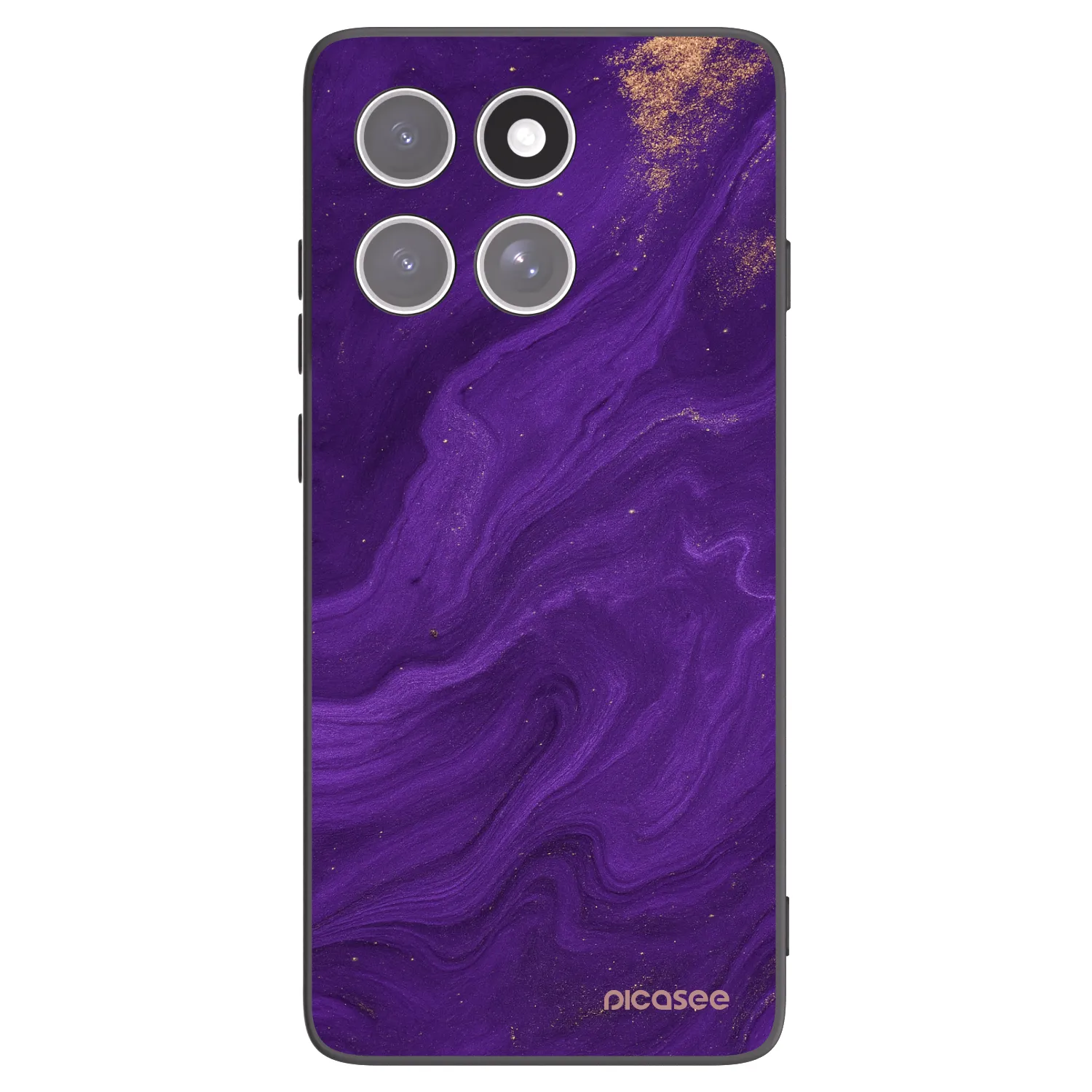 Picasee silikónový čierny obal pre Motorola Edge 60 Fusion - Purple