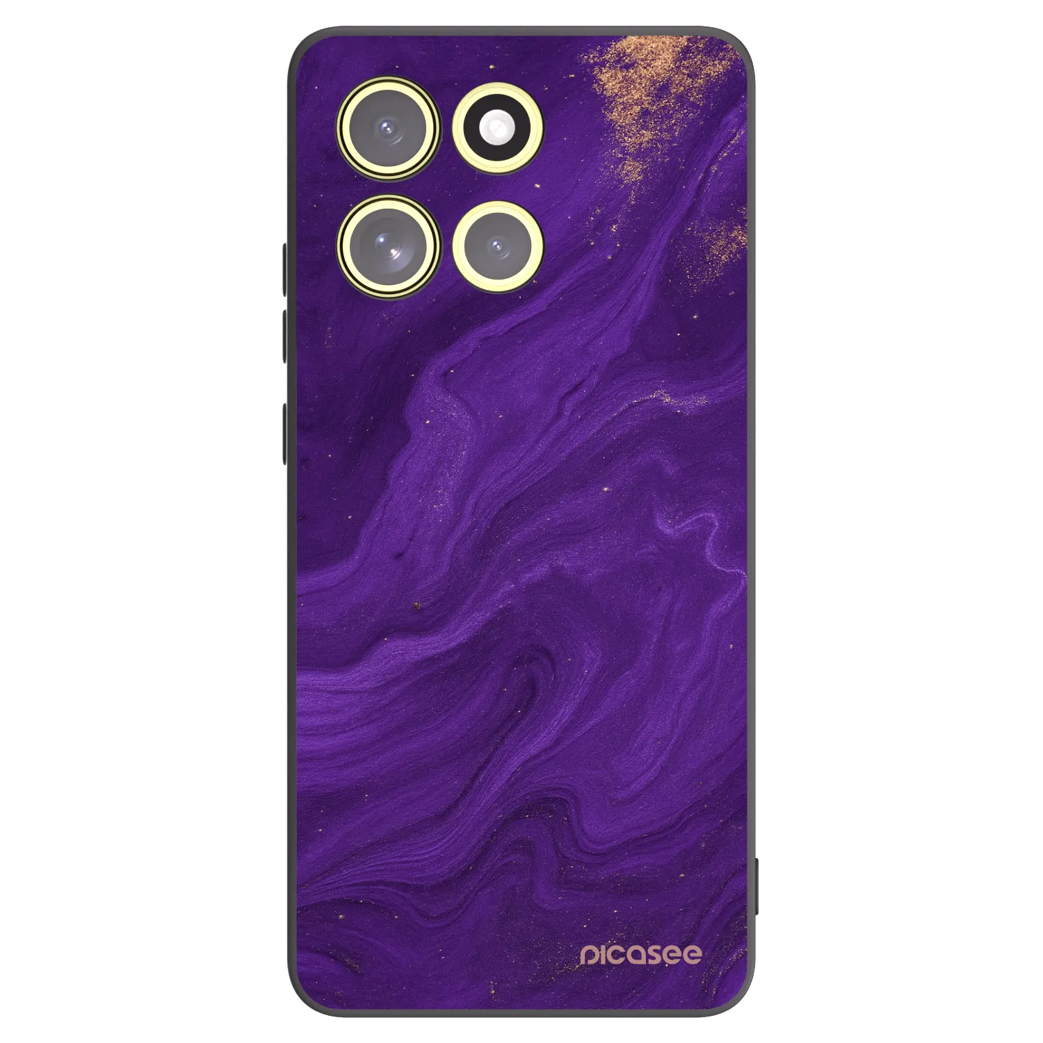 Picasee silikónový čierny obal pre Motorola Moto G86 Power 5G - Purple