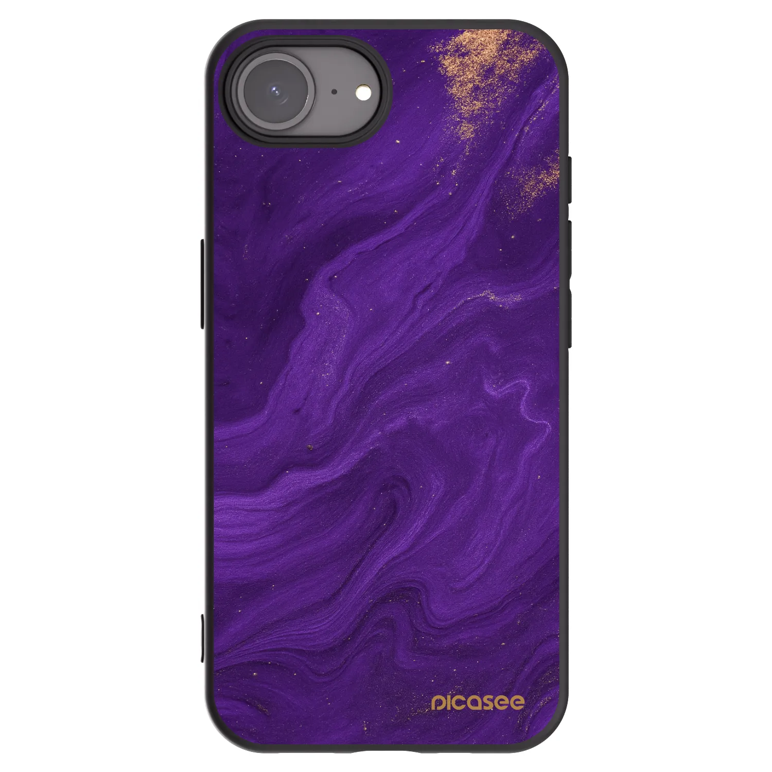 Picasee silikónový čierny obal pre Apple iPhone 17e - Purple