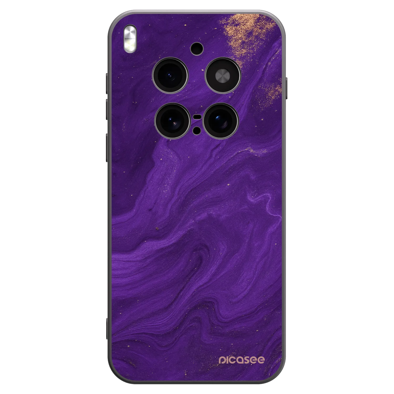 Picasee silikónový čierny obal pre Vivo X300 Pro - Purple