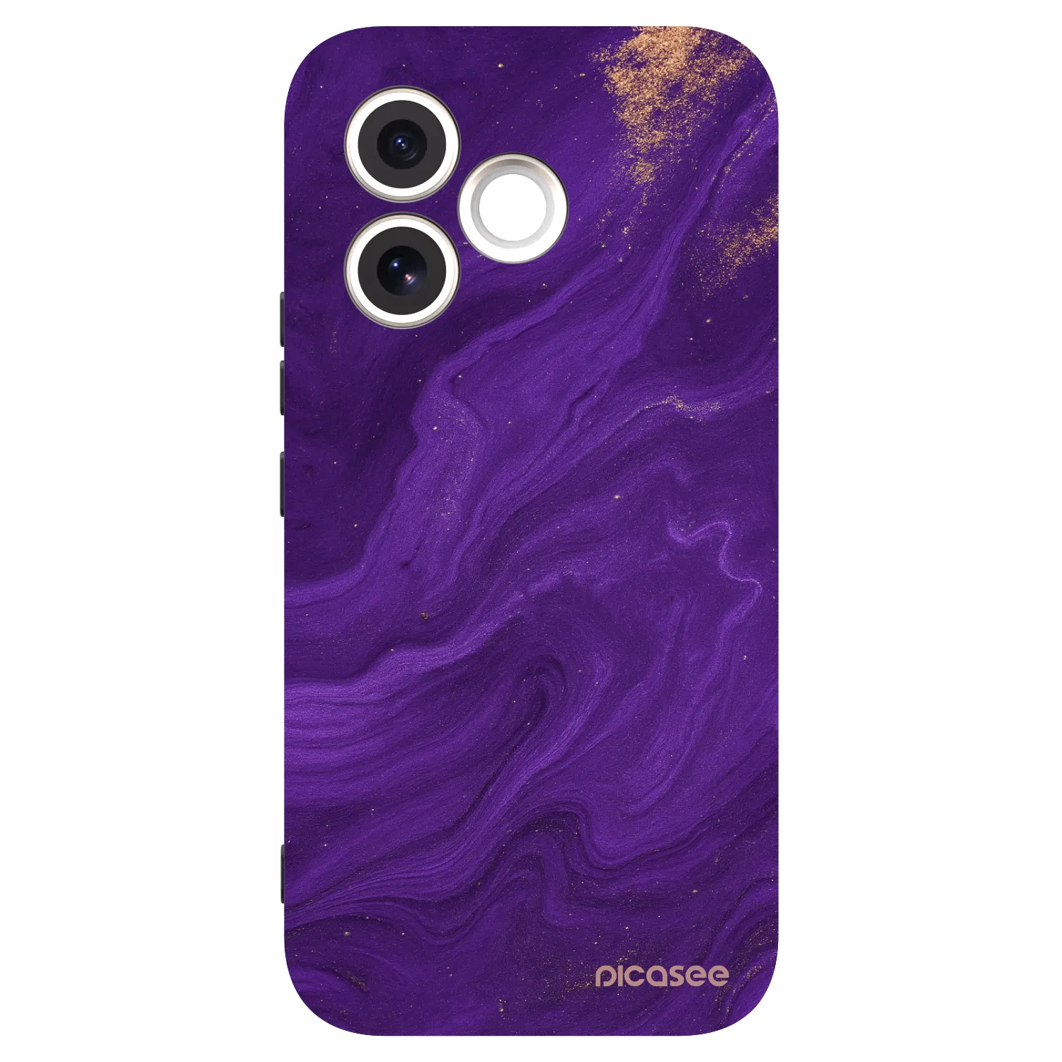 Picasee silikónový čierny obal pre Honor 600 Lite - Purple