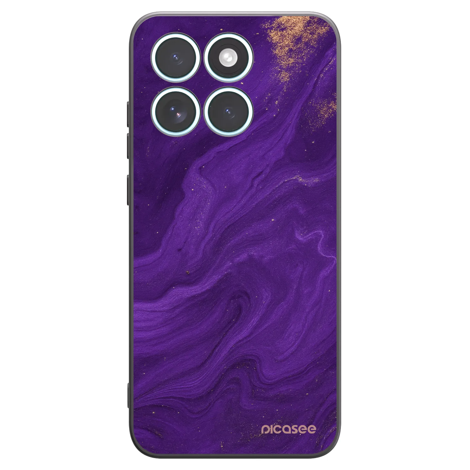 Picasee silikónový čierny obal pre Motorola Edge 70 Fusion - Purple