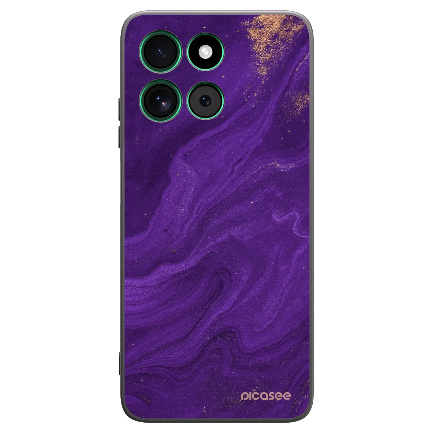 Picasee silikónový čierny obal pre Motorola Moto G57 Power - Purple