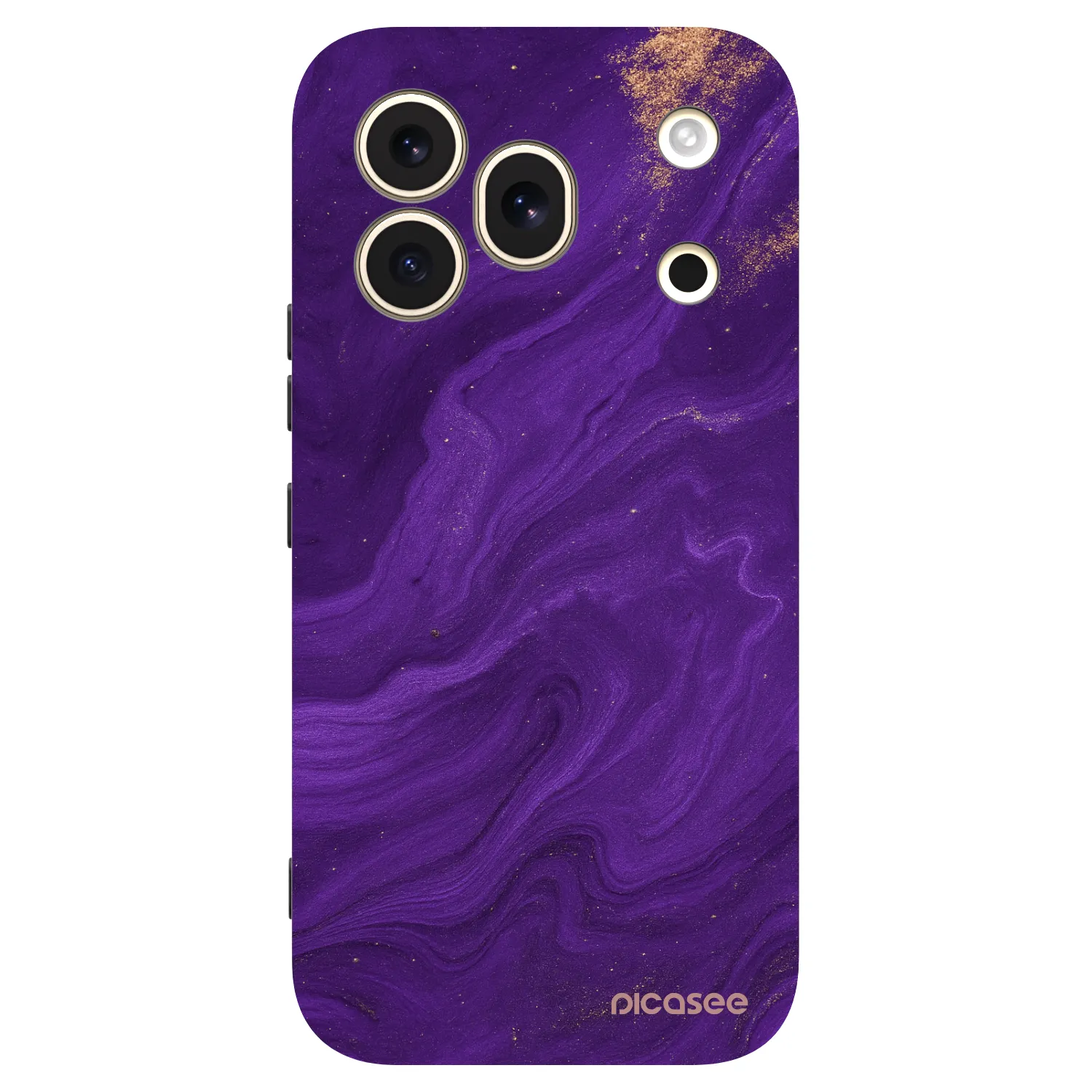 Picasee silikónový čierny obal pre Honor 600 Pro - Purple