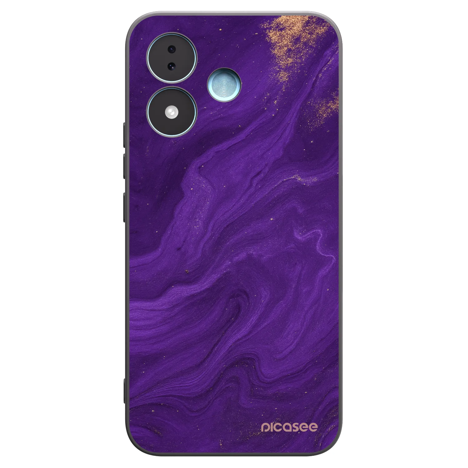 Picasee silikónový čierny obal pre Xiaomi Redmi Note 17 5G - Purple