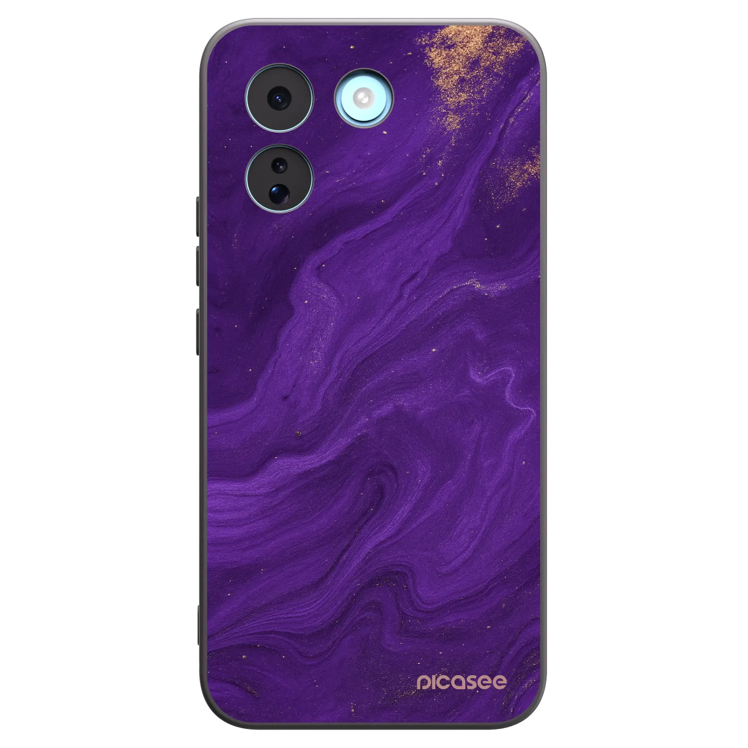 Picasee silikónový čierny obal pre Xiaomi Redmi Note 17 Pro MAX 5G - Purple