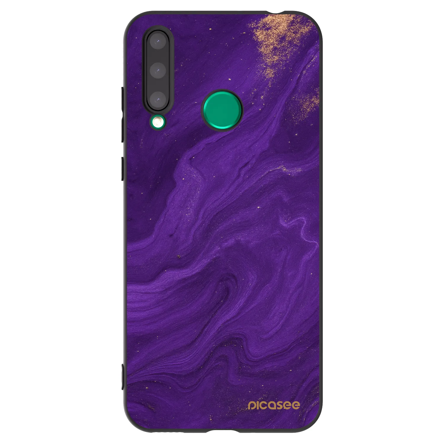 Picasee silikónový čierny obal pre Honor 20 Lite - Purple