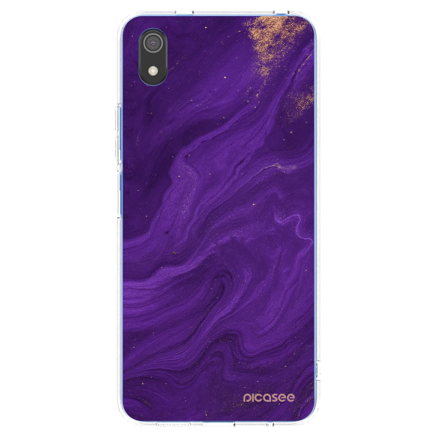 Picasee silikónový prehľadný obal pre Xiaomi Redmi 7A - Purple