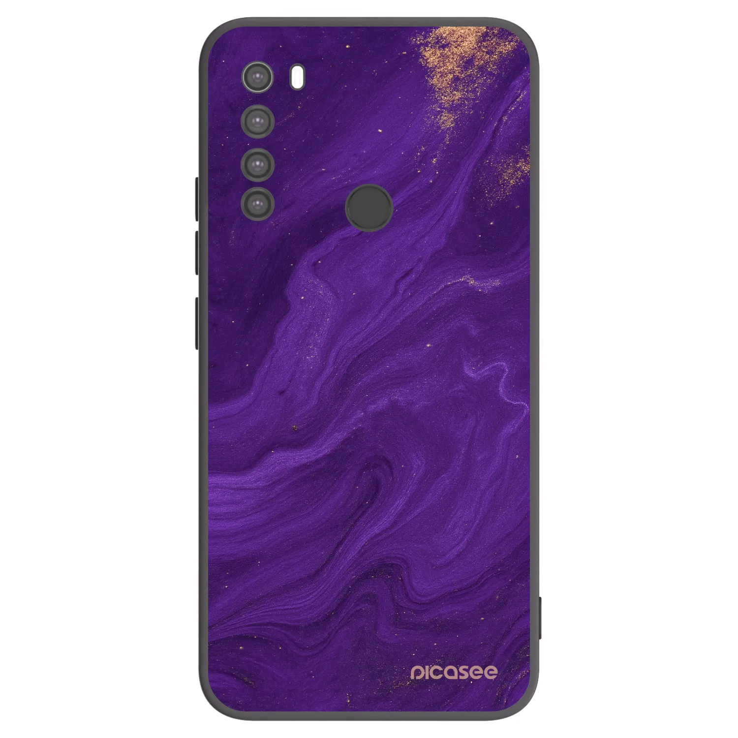 Picasee silikónový čierny obal pre Xiaomi Redmi Note 8 - Purple
