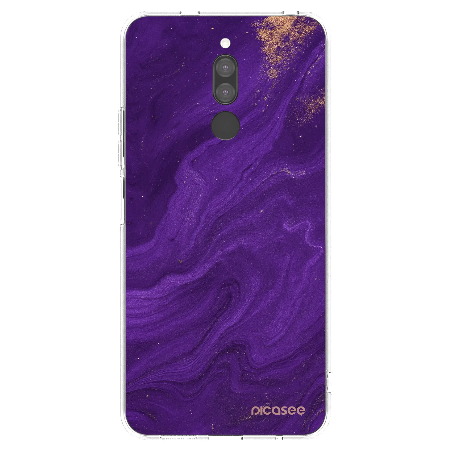 Picasee silikónový prehľadný obal pre Xiaomi Redmi 8 - Purple