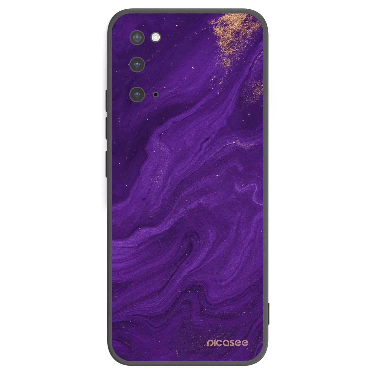 Picasee silikónový čierny obal pre Samsung Galaxy S20 G980F - Purple