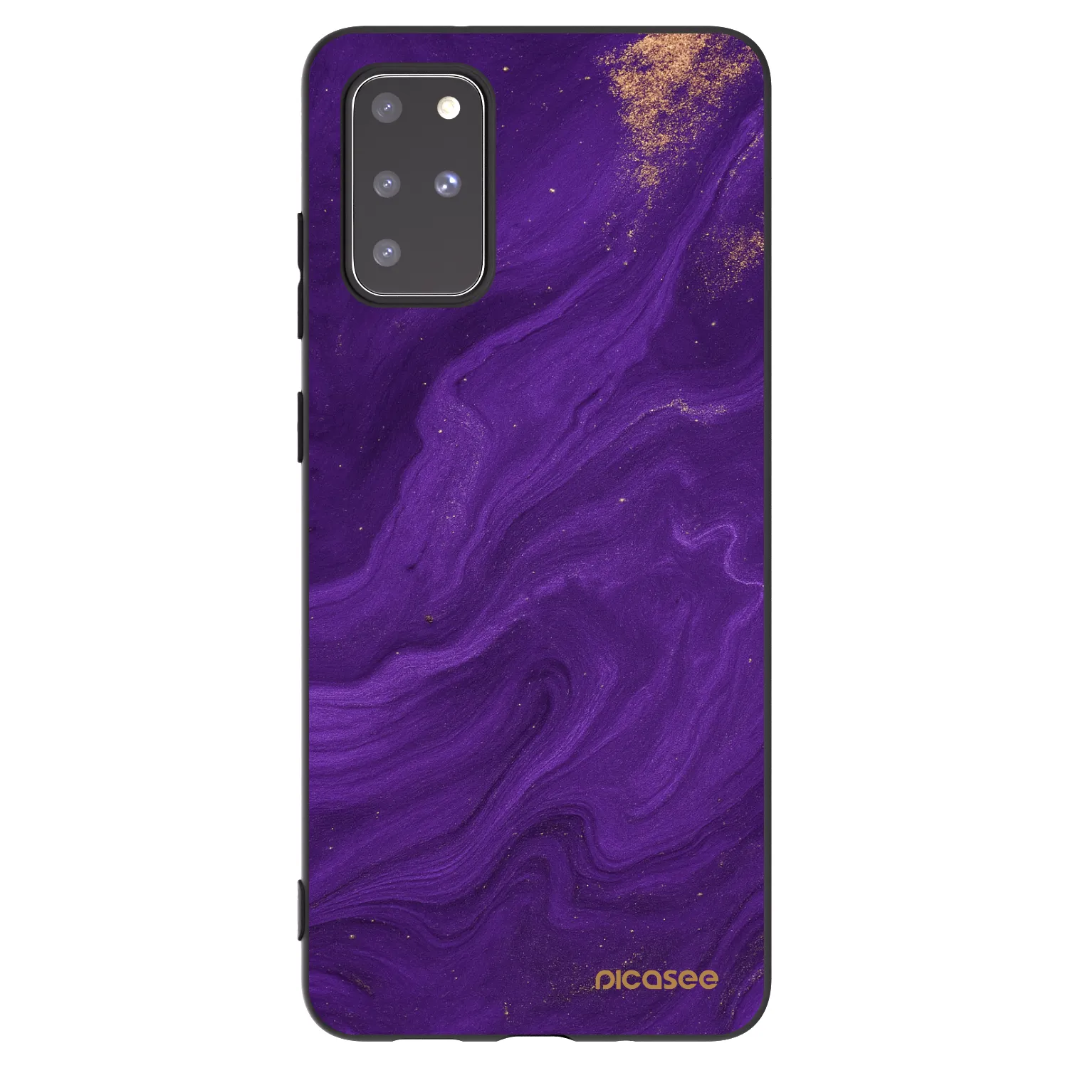 Picasee silikónový čierny obal pre Samsung Galaxy S20+ G985F - Purple