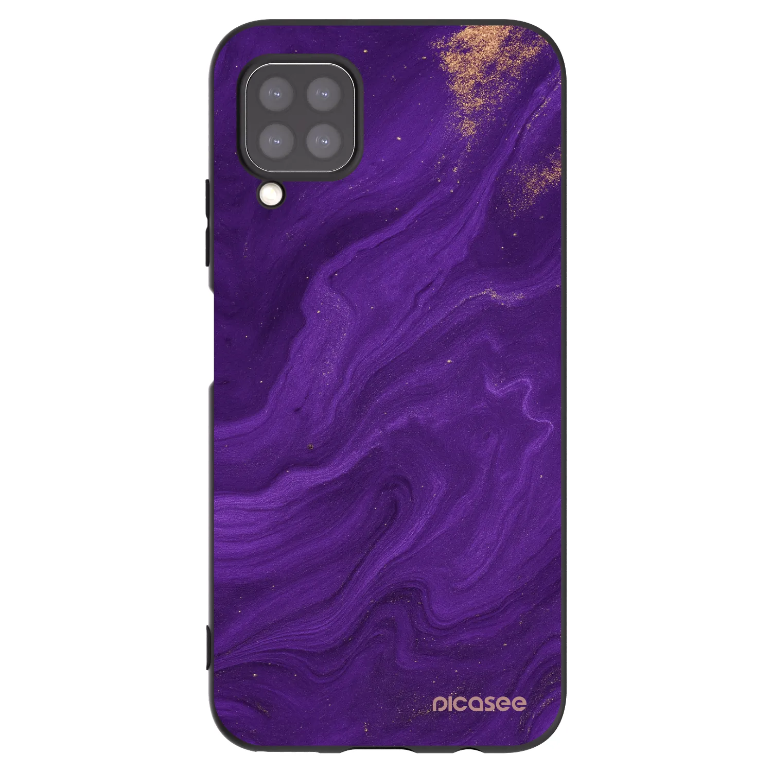 Picasee silikónový čierny obal pre Huawei P40 Lite - Purple
