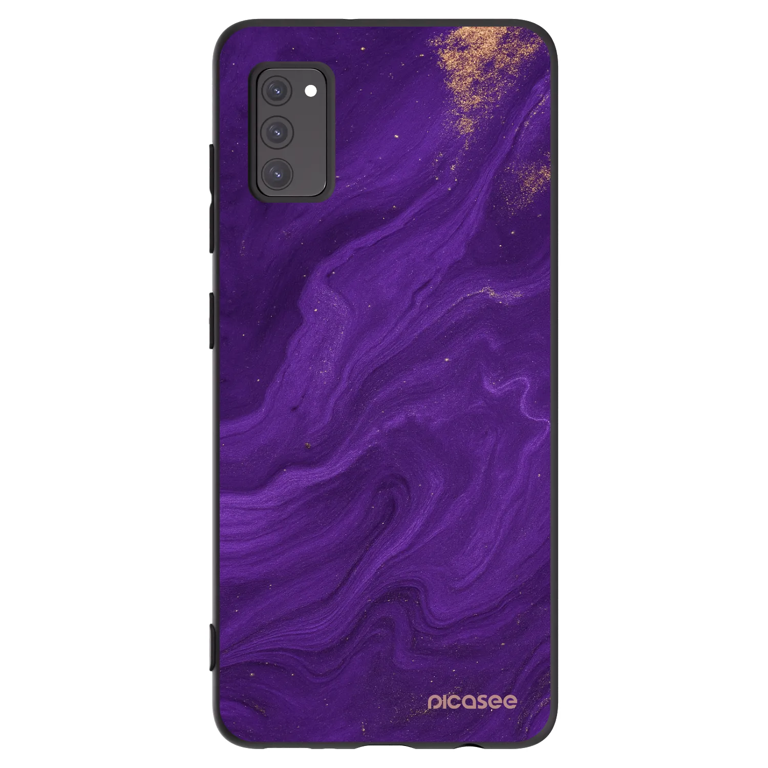 Picasee silikónový čierny obal pre Samsung Galaxy A41 A415F - Purple