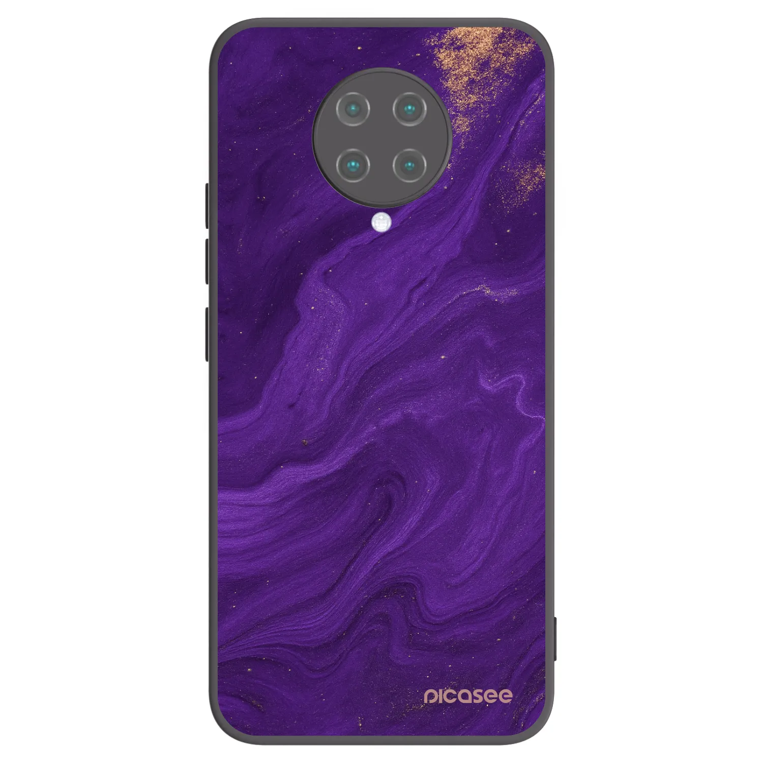 Picasee silikónový čierny obal pre Xiaomi Poco F2 Pro - Purple