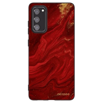 Picasee silikónový čierny obal pre Samsung Galaxy S20 FE - Red