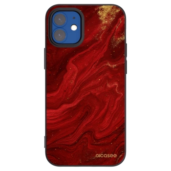Picasee silikónový čierny obal pre Apple iPhone 12 mini - Red