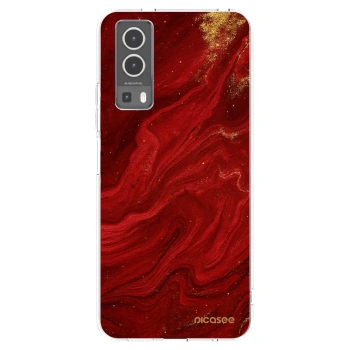 Picasee silikónový prehľadný obal pre Vivo Y72 5G - Red