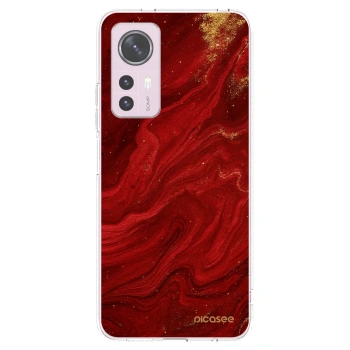Picasee silikónový prehľadný obal pre Xiaomi 12 - Red