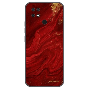 Picasee silikónový čierny obal pre Xiaomi Redmi 10C - Red