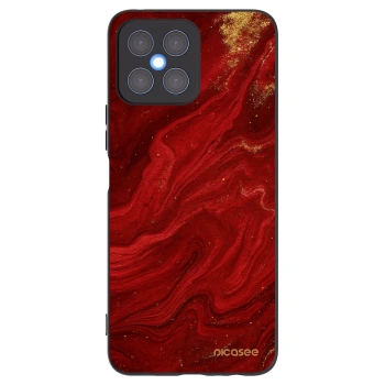 Picasee silikónový čierny obal pre Honor X8 4G - Red