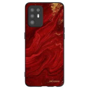 Picasee silikónový čierny obal pre OPPO A94 5G - Red