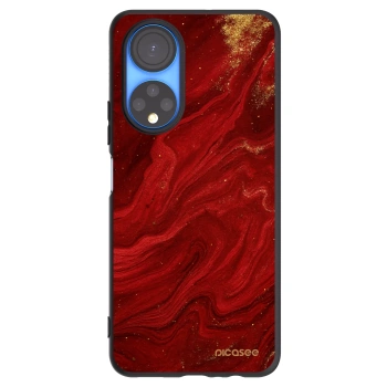 Picasee silikónový čierny obal pre Honor X7 - Red