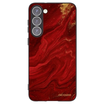 Picasee silikónový čierny obal pre Samsung Galaxy S23+ 5G - Red