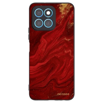 Picasee silikónový čierny obal pre Honor X6 - Red