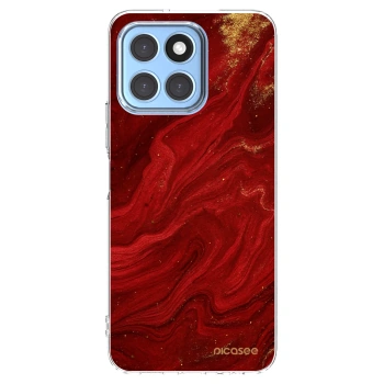 Picasee silikónový prehľadný obal pre Honor X6 - Red