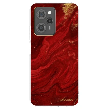 Picasee silikónový čierny obal pre Xiaomi Poco X5 Pro - Red