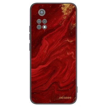 Picasee silikónový čierny obal pre Xiaomi Redmi Note 11S 5G - Red