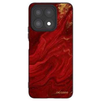 Picasee silikónový čierny obal pre Honor X8a - Red