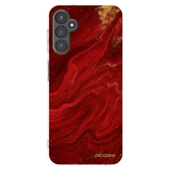 Picasee silikónový prehľadný obal pre Samsung Galaxy A14 4G A145R - Red