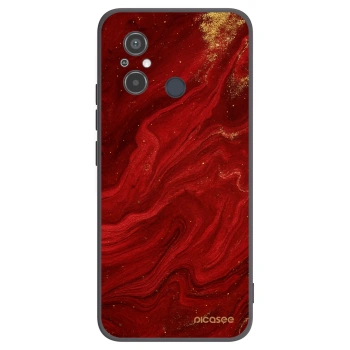Picasee silikónový čierny obal pre Xiaomi Redmi 12C - Red